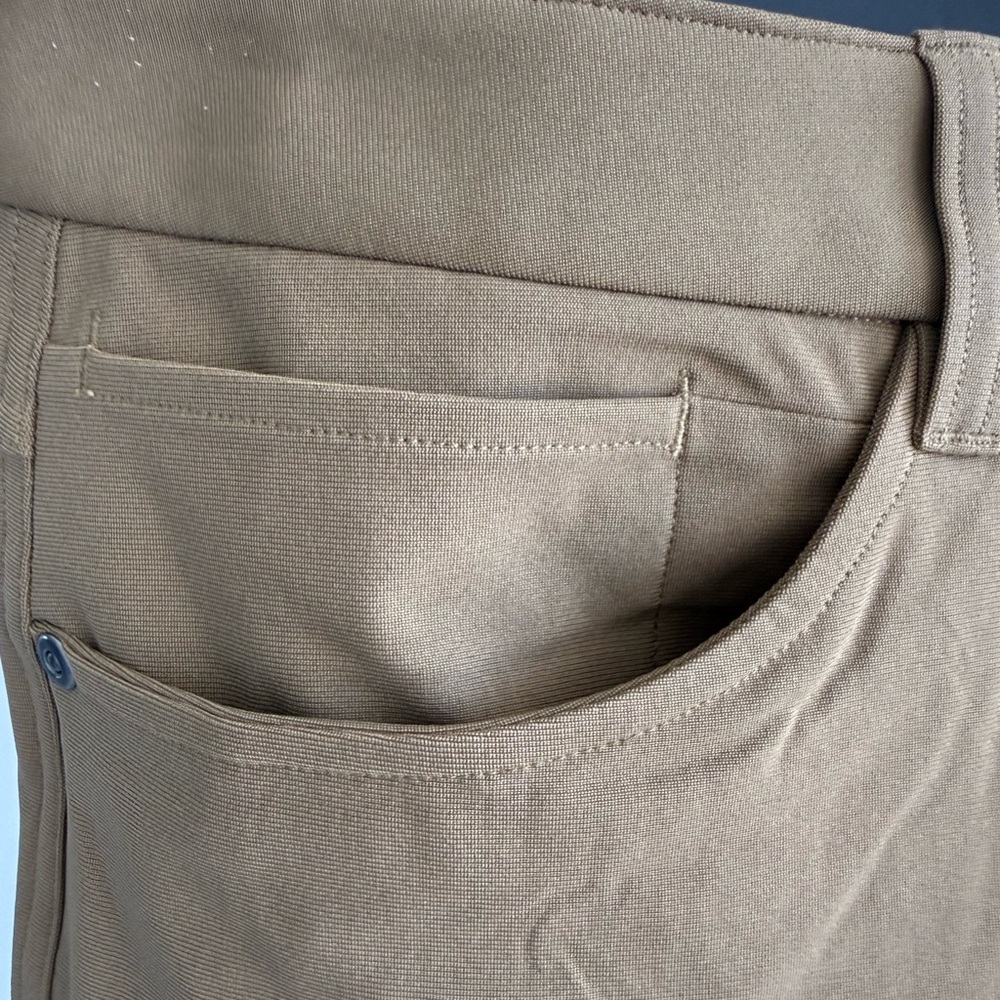 Lululemon ABC Classic-Fit Pant Warpstreme 32x30 Men’s Khaki Brown NWT $138 - Picture 6 of 8